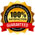 Your satisfaction is 100% guaranteed.